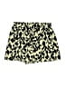 Shein 100% Polyester Animal Print Gold Shorts Size 6 - photo 1