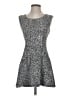 Free People Tweed Silver Cocktail Dress Size XS - photo 1