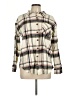 Maurices 100% Cotton Plaid Ivory Long Sleeve Button-Down Shirt Size L - photo 1