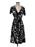 Talbots Paisley Black Casual Dress Size S - photo 1