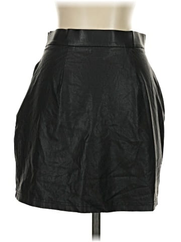 Splendid Faux Leather Skirt (view 2)
