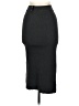 Zara Solid Gray Casual Skirt Size M - photo 2