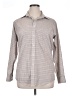 Puritan Houndstooth Gray Long Sleeve Blouse Size 16 - photo 1