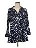 11.1. Tylho 100% Rayon Blue 3/4 Sleeve Blouse Size M - photo 1