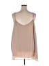 Torrid 100% Polyester Tan Sleeveless Blouse Size 5X Plus (6) - photo 2