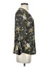 Candie's 100% Polyester Floral Gray 3/4 Sleeve Blouse Size S - photo 4
