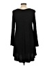 Popana Solid Black Casual Dress Size L - photo 2