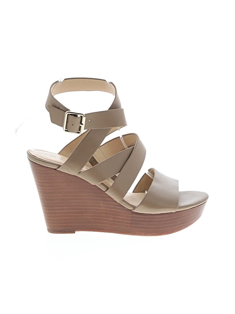 Pre-owned Sole Society Wedges In Brown