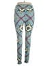 Lularoe Print Blue Leggings Size 1X (Tall & Curvy) - photo 2