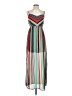 Ruby Rox 100% Polyester Stripes Green Casual Dress Size 3 - photo 1