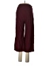 Assorted Brands Solid Burgundy Casual Pants Size L - photo 2