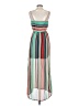 Ruby Rox 100% Polyester Stripes Green Casual Dress Size 3 - photo 2
