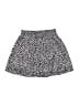 Uniqlo 100% Polyester Hearts Gray Casual Skirt Size M - photo 2