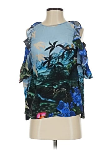 Tracy Reese 3/4 Sleeve Silk Top (view 1)
