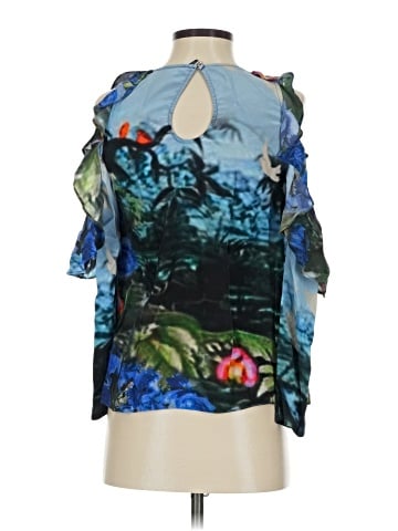 Tracy Reese 3/4 Sleeve Silk Top (view 2)