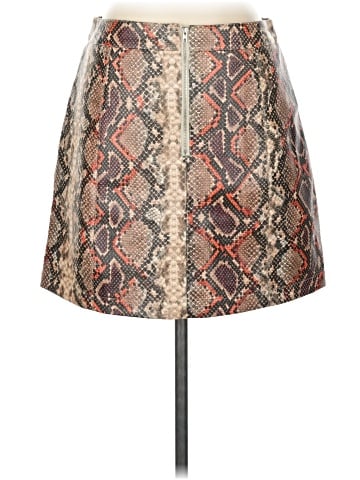 Alya Faux Leather Skirt (view 2)