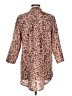 Shein 100% Polyester Animal Print Brown 3/4 Sleeve Blouse Size 12 - photo 2