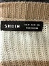 Shein 100% Acrylic Stripes Tan Turtleneck Sweater Size 6 - photo 7