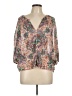 Weston Brown 3/4 Sleeve Blouse Size L - photo 1