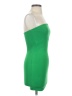 Zara Solid Green Cocktail Dress Size S - photo 4