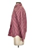 J.Crew Checkered-gingham Burgundy Long Sleeve Button-Down Shirt Size 0 - photo 5