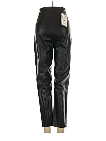 Zara Faux Leather Pants (view 2)