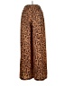 Shein Animal Print Brown Casual Pants Size 2 - photo 2