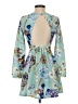 ASOS Floral Teal Cocktail Dress Size 0 - photo 2