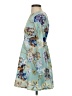 ASOS Floral Teal Cocktail Dress Size 0 - photo 5