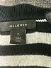 Halogen Stripes Black Pullover Sweater Size S - photo 7