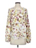 DKNY 100% Polyester Ivory Long Sleeve Blouse Size S - photo 1