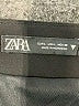 Zara 100% Polyester Solid Black Casual Skirt Size L - photo 4