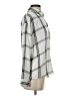 Sincerely Jules 100% Rayon Plaid Silver Long Sleeve Blouse Size S - photo 4