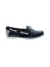 Hunter 100% Leather Blue Black Flats Size 7 - photo 1