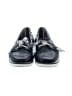 Hunter 100% Leather Blue Black Flats Size 7 - photo 2