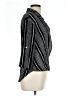 Millibon 100% Rayon Silver 3/4 Sleeve Blouse Size L - photo 4