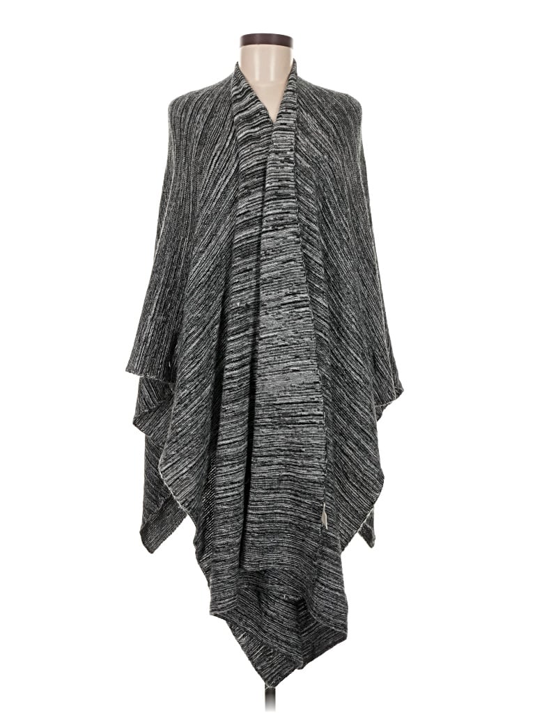 Pre-owned Joa Poncho In Gray