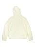 Uniqlo 100% Polyester Ivory Zip Up Hoodie Size 13 - photo 2
