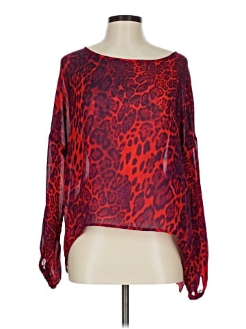 Larsen Gray Long Sleeve Blouse (view 1)