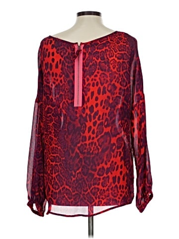 Larsen Gray Long Sleeve Blouse (view 2)