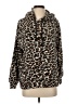 Lou & Grey Animal Print Brown Pullover Sweater Size S - photo 1