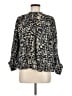 Pilcro Animal Print Black 3/4 Sleeve Blouse Size M - photo 1