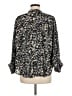 Pilcro Animal Print Black 3/4 Sleeve Blouse Size M - photo 2
