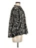 Pilcro Animal Print Black 3/4 Sleeve Blouse Size M - photo 4