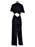 Madison 100% Polyester Polka Dots Black Jumpsuit Size XS - photo 2