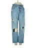Levi's 100% Cotton Hearts Blue Jeans Size 24 waist - photo 1