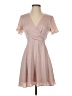 Express 100% Polyester Pink Cocktail Dress Size 0 - photo 1