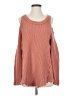 Free People 100% Cotton Pink Pullover Sweater Size S - photo 1