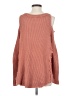 Free People 100% Cotton Pink Pullover Sweater Size S - photo 2
