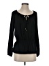 Ellen Tracy 100% Polyester Black Long Sleeve Blouse Size XS - photo 1